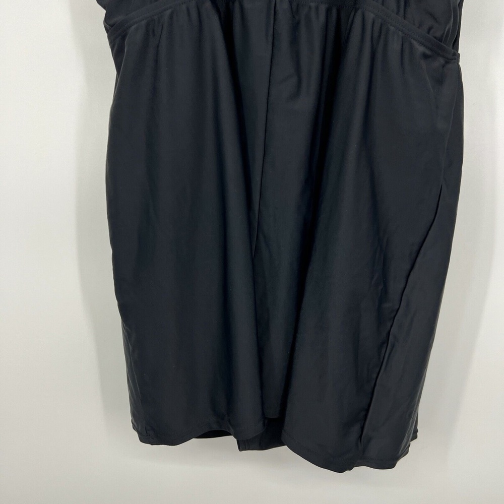 Ava & Viv Swim Dress Black One Piece Built In - Picture 11 of 12